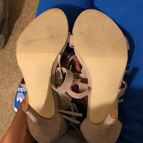 SOLD - Madden Girl Fringe Sandal Heels - Picture 5 of 5